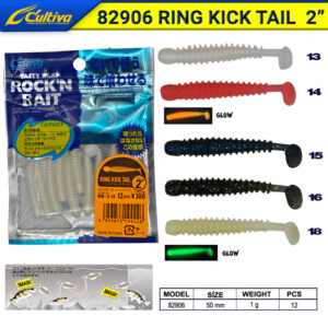 Cultiva Ring Kick Tail Lrf Silikonu 5cm