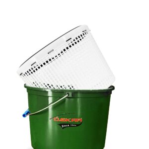 Süzgeçli Oval Balıkçı Kovası 9LT